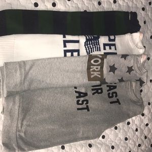 Sweaters from H&M , Forever 21 & Cherokee